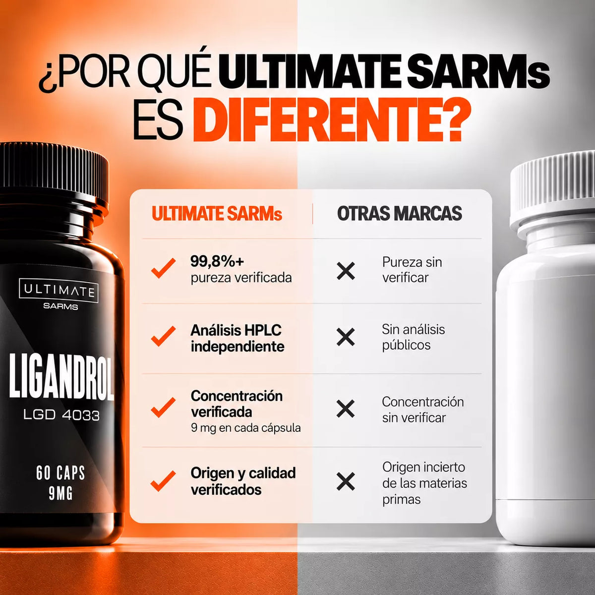 ultimate sarms comparison infographic